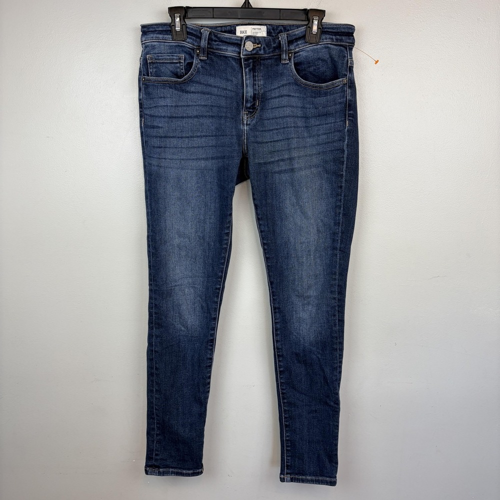 BKE Payton Jeans Womens 29x31.5 Blue Medium Wash Mid Rise Skinny Stretch Denim